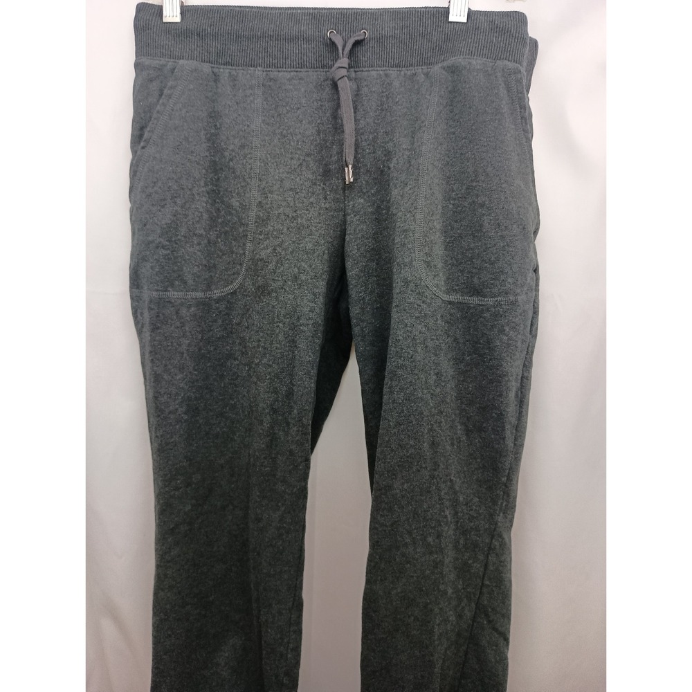 L.L Bean Small gray pull on midrise sweats cozy loungewear casual outdoors